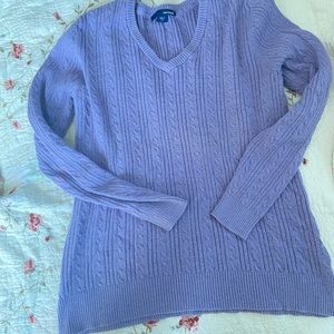 Purple basic editions sweater